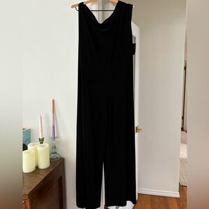 Norma Kamali Sleeveless Jumpsuit in Black